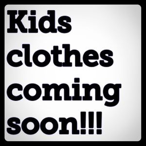 Assorted kids clothing items
